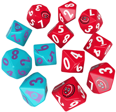 FALLOUT FACTIONS DICE SET NUKA-COLA